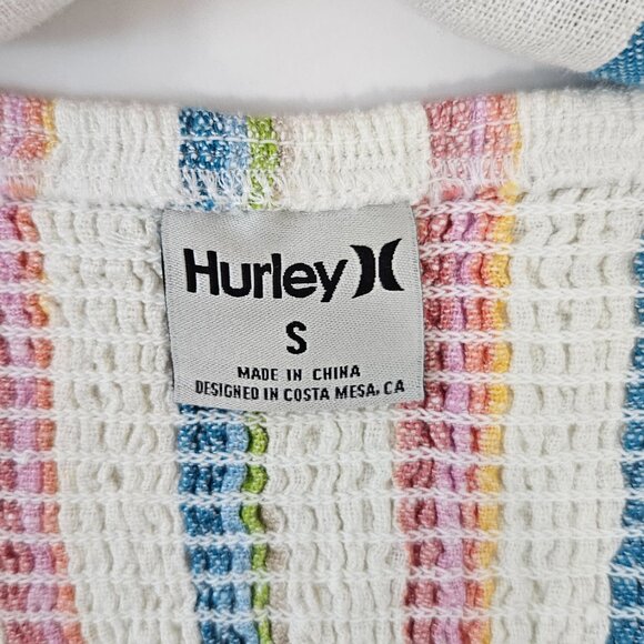 HURLEY Stripe Crop Top - Picture 3 of 6